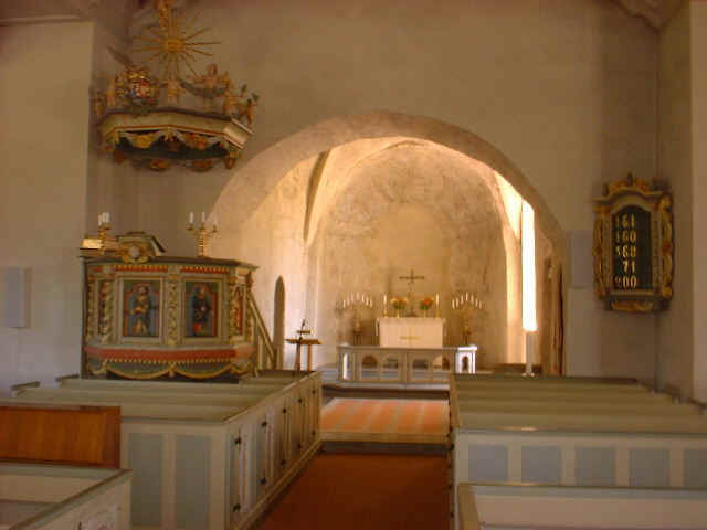 I Asby kyrka döptes Kristian i juli 1946